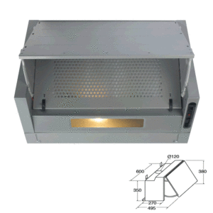 CDA 60cm Cooker Hood
